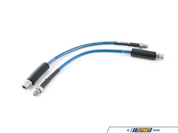 Turner Motorsport Turner Stainless Steel Brake Lines - Rear - E38 - (NO LONGER AVAILABLE) 018877LA01