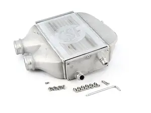 CSF Performance Top Mount Aluminum Charge-Air-Cooler - Raw Finish - BMW S55 F8X M3 M4, F87 M2 Competition
