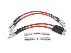 ECS E38 Stainless Steel Brake Lines - Exact-Fit Complete Kit