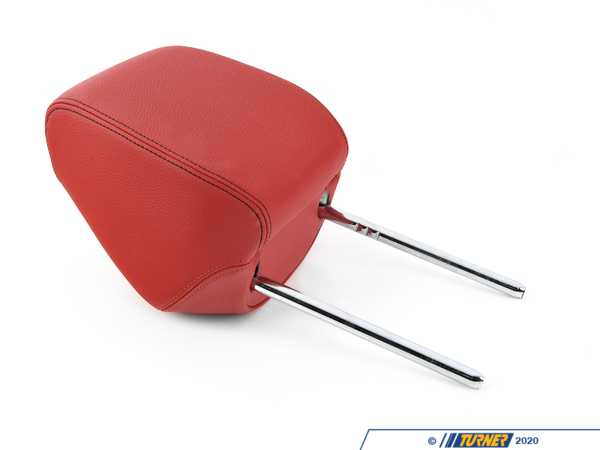 Genuine BMW Genuine BMW Headrest Leather - Korallrot - F32 - 52107372891 52107372891