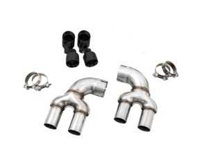 AWE OE to Quad Tip Conversion Kit - Diamond Black Tips - G20/G22 B58