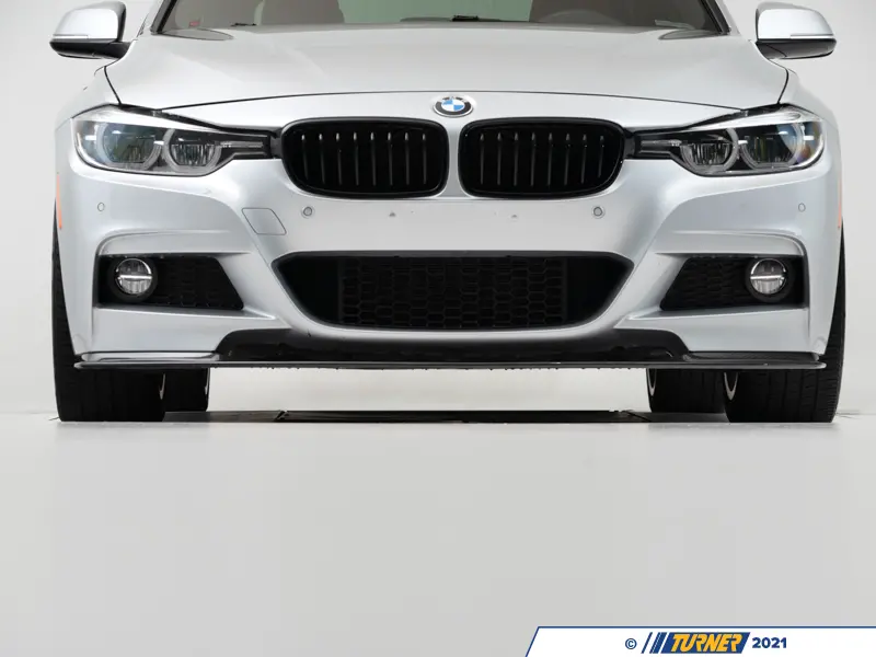 thumbnail interactive-video image 1 of STM Carbon Look Front Splitter Lip For BMW 3 Series F30 F31 M Sport - MP Style 1 of 4