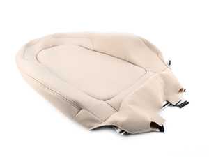Front Right Leather Seat Backrest Cover - Oyster