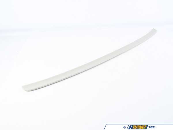ECS ECS Trunk Lid Lip Spoiler - ABS Plastic - E46 Coupe 51717893671