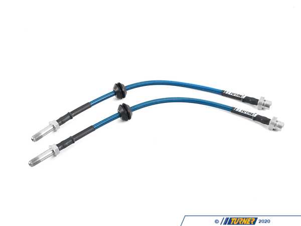 Turner Motorsport Turner Motorsport Stainless Steel Brake Lines - Rear
 008611LA01-A