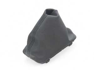 Genuine BMW Selector Lever Boot, Imitati - 25161423224 - Schwarz