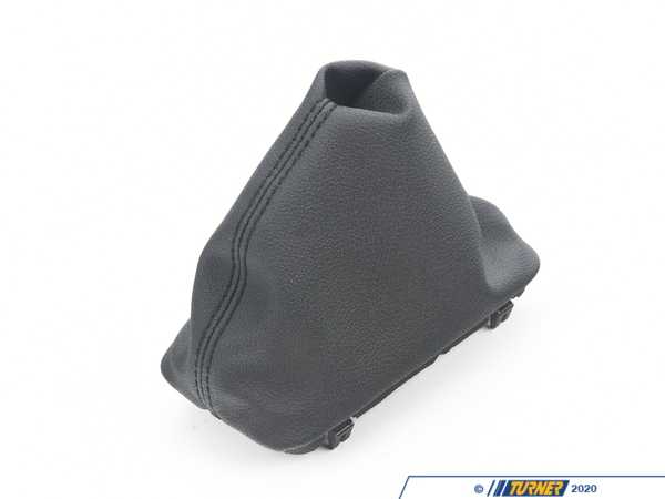 Genuine BMW Genuine BMW Selector Lever Boot, Imitati - 25161423224 - Schwarz 25161423224