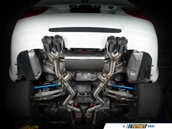 Turner Motorsport Turner Motorsport Stainless Steel Axle Back Exhaust - Mirror Tips - E9X M3 013888la01-01KT