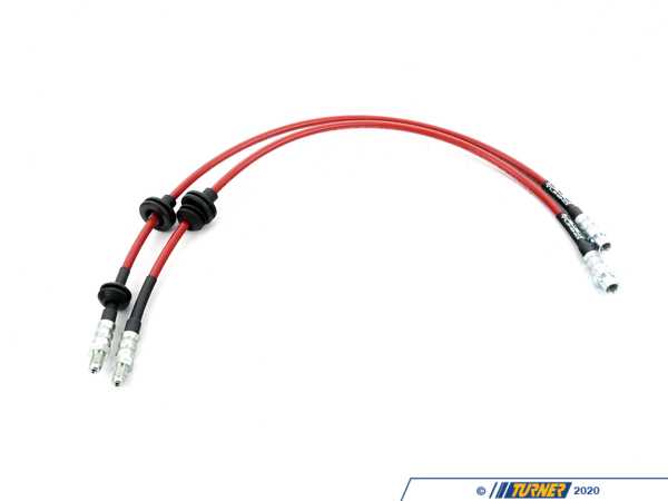 ECS Exact-Fit Stainless Steel Brake Lines - Front  008601LA02