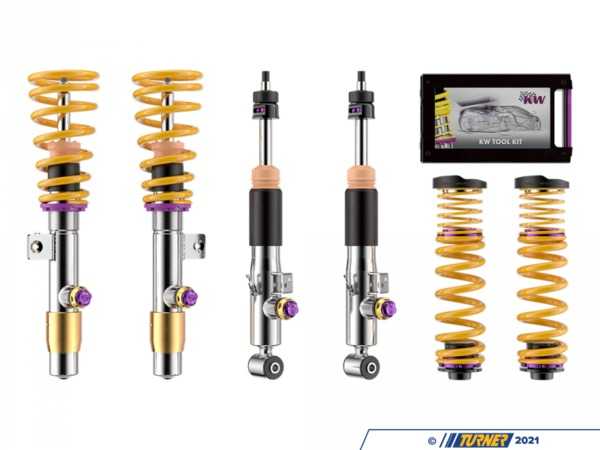 KW Suspension KW Coilover Kit Variant 4 - 3-Way Adjustable Dampening - G80 RWD 3A7200EB