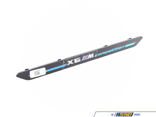 Genuine BMW INSERT, ENTRY, FRONT 51478095505