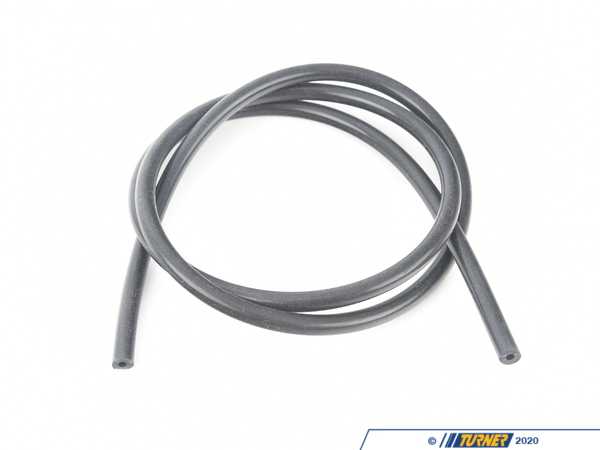 ECS 12.0" 3.75mm (5/32") ID Black Silicone Vacuum Hose 2101