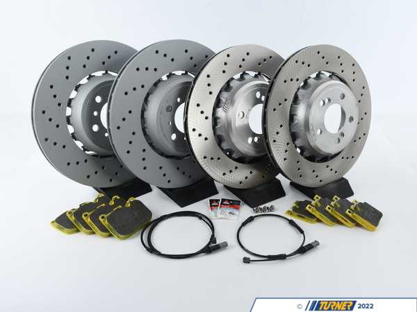 Assembled By ECS Front and Rear Performance Brake Service Kit 34112284969KT3