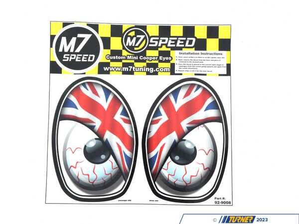 M7 Speed M7 Eye Decal Set - Union Jack Color 92-9008