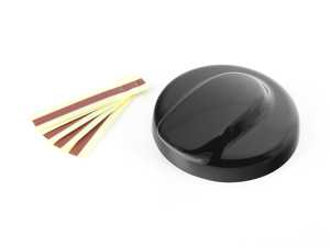 Black Gloss Gas Cap Cover Overlay