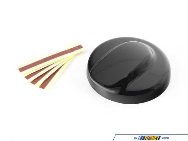 ECS Black Gloss Gas Cap Cover Overlay 51177148885BLACK