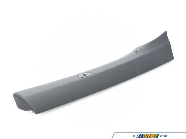 Genuine BMW Genuine BMW Waist Rail, Rear Left Schwarz - 51437337861 - F33 51437337861