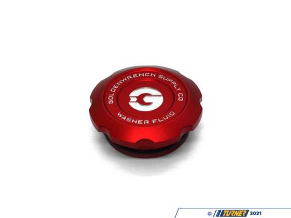 Goldenwrench Supply Co BLACKLINE Performance F Series Washer Fluid Cap - Red FXXWFCR