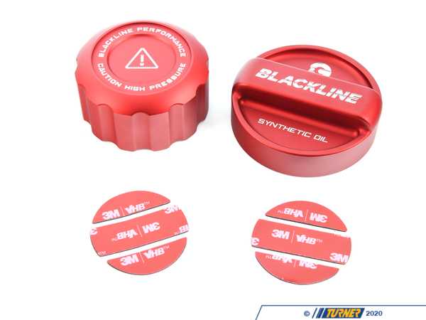 Goldenwrench Supply Co MINI (F5X) BLACKLINE Performance Engine Cap Set (Oil Cap / Coolant Cap) F5XECS