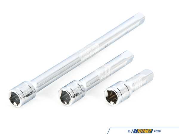 Powerbuilt 3 Piece 1/2 in. Dr. Socket Extension Bar Set 640846