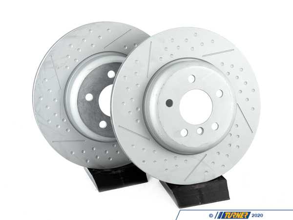 Zimmermann F3x Rear Dimpled & Slotted Brake Rotors - Pair (345x24) 34206797600ziKT