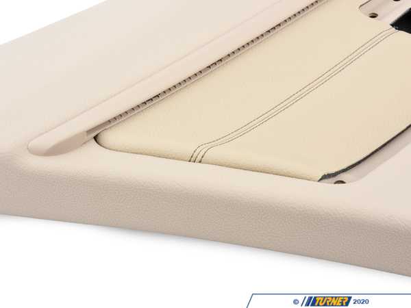 Genuine BMW Genuine BMW Door Lining Leather Rear Lef - 51427281109 - Oyster 51427281109
