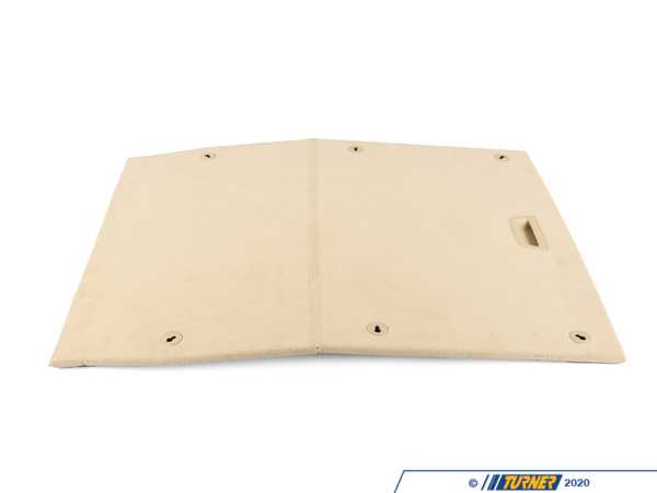 Genuine BMW Carpeted Trunk Liner - Beige 51477337277