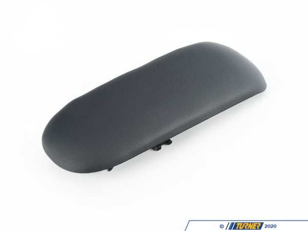 ECS MINI R53 R56 Black Armrest Pad For Center Console With Armrest Leatherette 51166954297