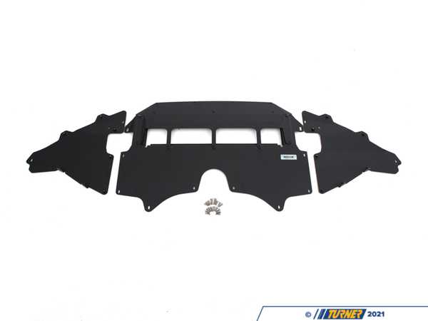 Turner Motorsport Turner Skid Plate - Wrinkle Black Powder Coated Finish - G80/G82/G87 M2/M3/M4 008771LA01-02