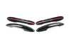 ECS Door Handle Piano Black Cover - Set Of Four Without Key/ With Lights   512174345353 View 1