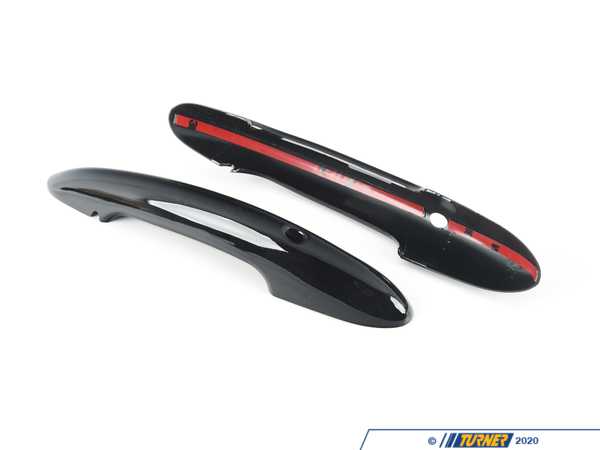 ECS MINI F56 F57 Door Handle Piano Black Cover - Set With Key/Lights 51217434535