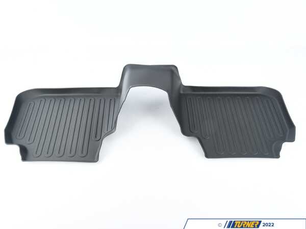 Genuine MINI F54 Rear Floor Mat Liners Black - Set 82112472311