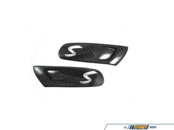 ECS Side Turn Signal Scuttles "S" Carbon Fiber Covers 63137358469CF