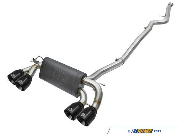 AFE MACH Force-Xp Stainless Cat-Back Exhaust System - Black Tips - F87 M2 N55 3.0L 49-36330-1B