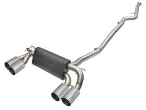 AFE MACH Force-Xp Stainless Cat-Back Exhaust System - Polished Tips - F87 M2 N55 3.0L