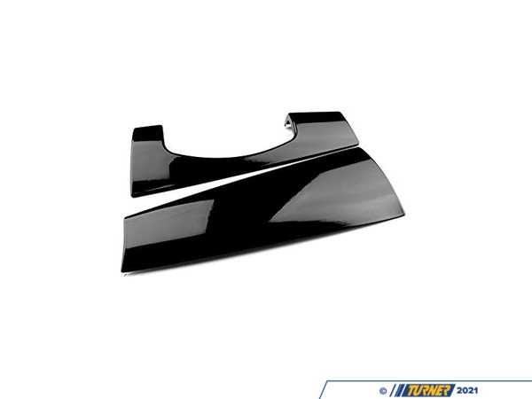ECS Piano Black Dash Trim Covers - Set 51459288091B