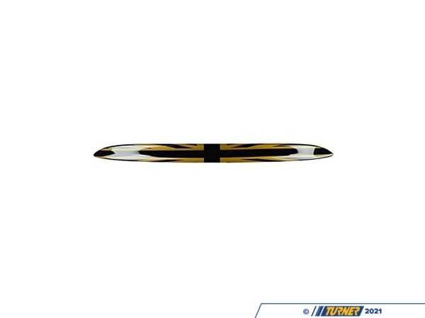 ECS Trunk Lid Grip - Black And Gold Union Jack  51137167530GJ