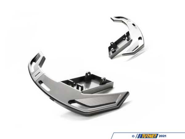 MMX Performance MMX Billet Aluminum Gear Shift Paddle Set - F-Chassis(Titanium Silver) MMR04-0501-TI