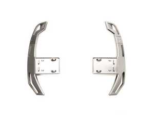 MMX Billet Aluminum Gear Shift Paddle Set - F-Chassis/G-Chassis/A90 Supra (Titanium Silver)