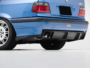 Turner Motorsport Smooth ABS Matte Black Diffuser - E36 M3