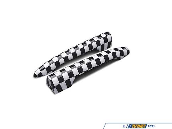 ECS Door Handle Split Door - Checkered Cover Set 51247228923CH