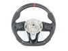 ECS ECS MINI Cooper Flat Bottom Carbon Fiber Steering Wheel (Carbon/Perforated Leather/Red Stitching/RED Center Stripe) - Gen 3 BM152-F5614-CPRR View 1