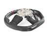 ECS ECS MINI Cooper Flat Bottom Carbon Fiber Steering Wheel (Carbon/Perforated Leather/Red Stitching/RED Center Stripe) - Gen 3 BM152-F5614-CPRR View 6
