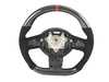ECS MINI R56 Flat Bottom Carbon Fiber Steering Wheel (Carbon/Alcantara/Red Stitching/Red Center Stripe)- Gen 2 BM152-R5606-CARR View 1