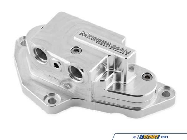 Mosselman Turbosystems Mosselman S55 Billet Oil Thermostat - Silver - BMW F8X S55 3.0L OTS55.T85
