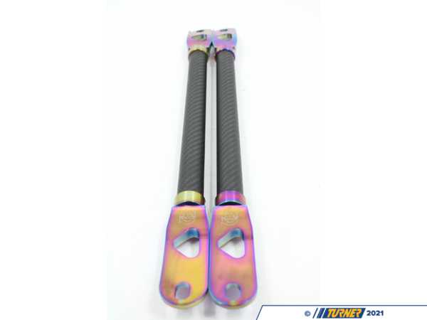 Vargas Turbo Technologies Vargas Carbon Fiber Strut Braces - Titanium (G2X) VTT-G2X-STRTI