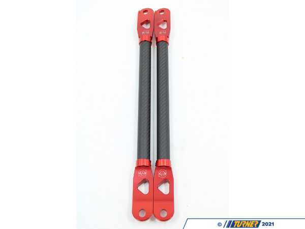 Vargas Turbo Technologies Vargas Carbon Fiber Strut Braces - Red (G2X) VTT-G2X-STrRED