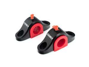 ECS Billet Front Sway Bar Brackets With Polyurethane Bushings - Pair - E9x Non-M