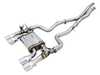 AWE AWE GEN2 SwitchPath Catback Exhaust - Chrome Silver Or Diamond Black Tips - BMW F80 M3, F82/83 M4 3025-43074PDK View 1