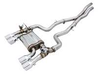 AWE AWE GEN2 SwitchPath Catback Exhaust - Chrome Silver Or Diamond Black Tips - BMW F80 M3, F82/83 M4 3025-43074PDK